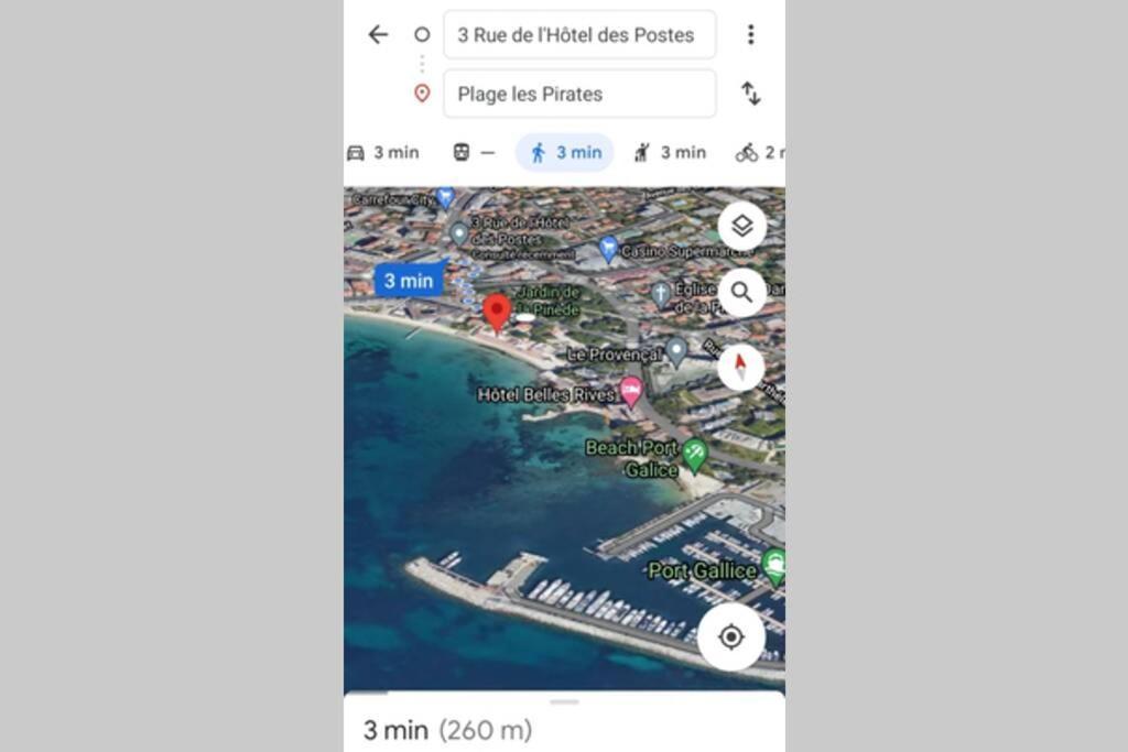 4 Couchages Climatise Direct Plage Wifi Parking Αντίμπ Εξωτερικό φωτογραφία